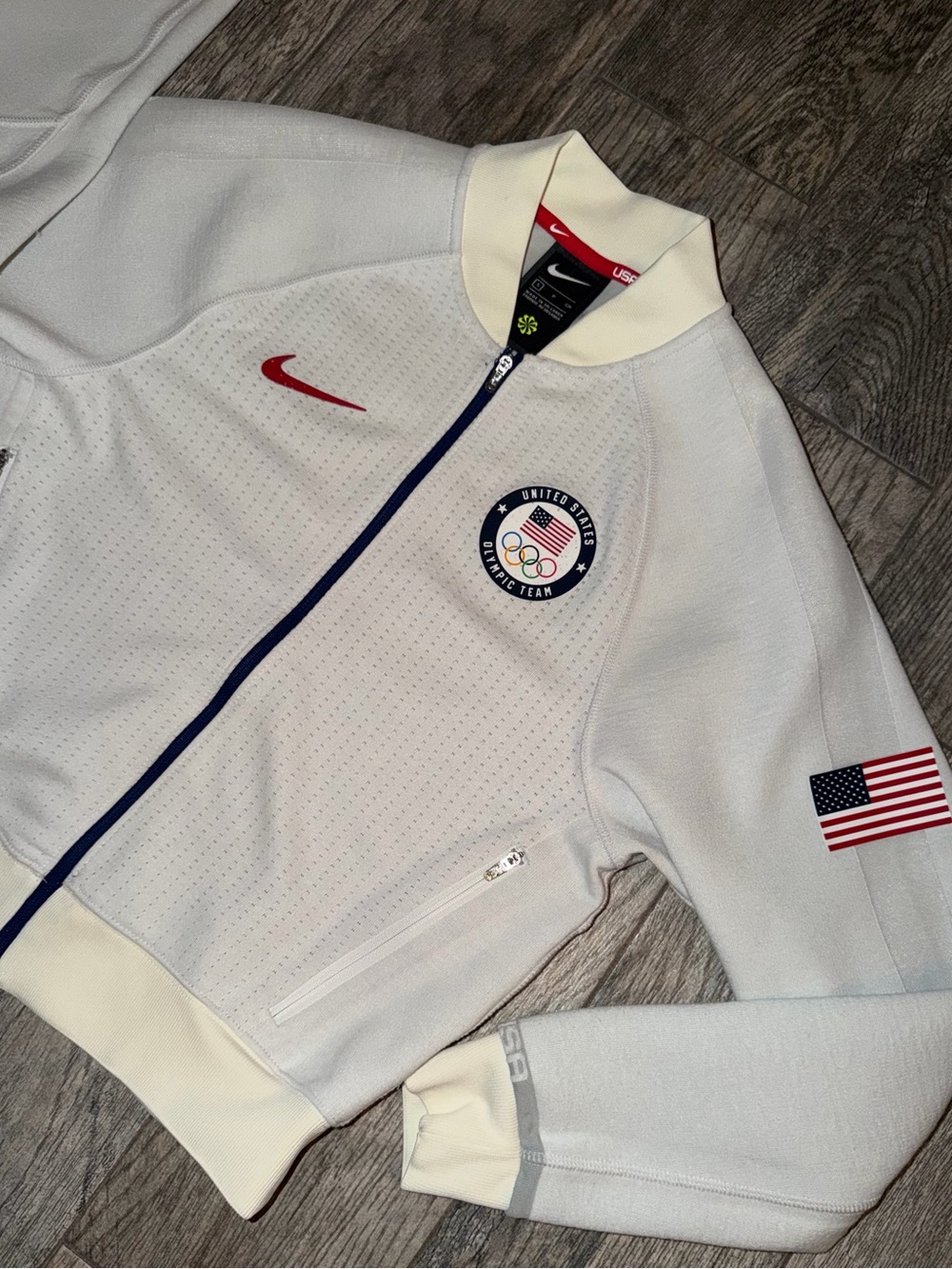 Nike Womens Team USA Olympic Jacket Small CK4626-100